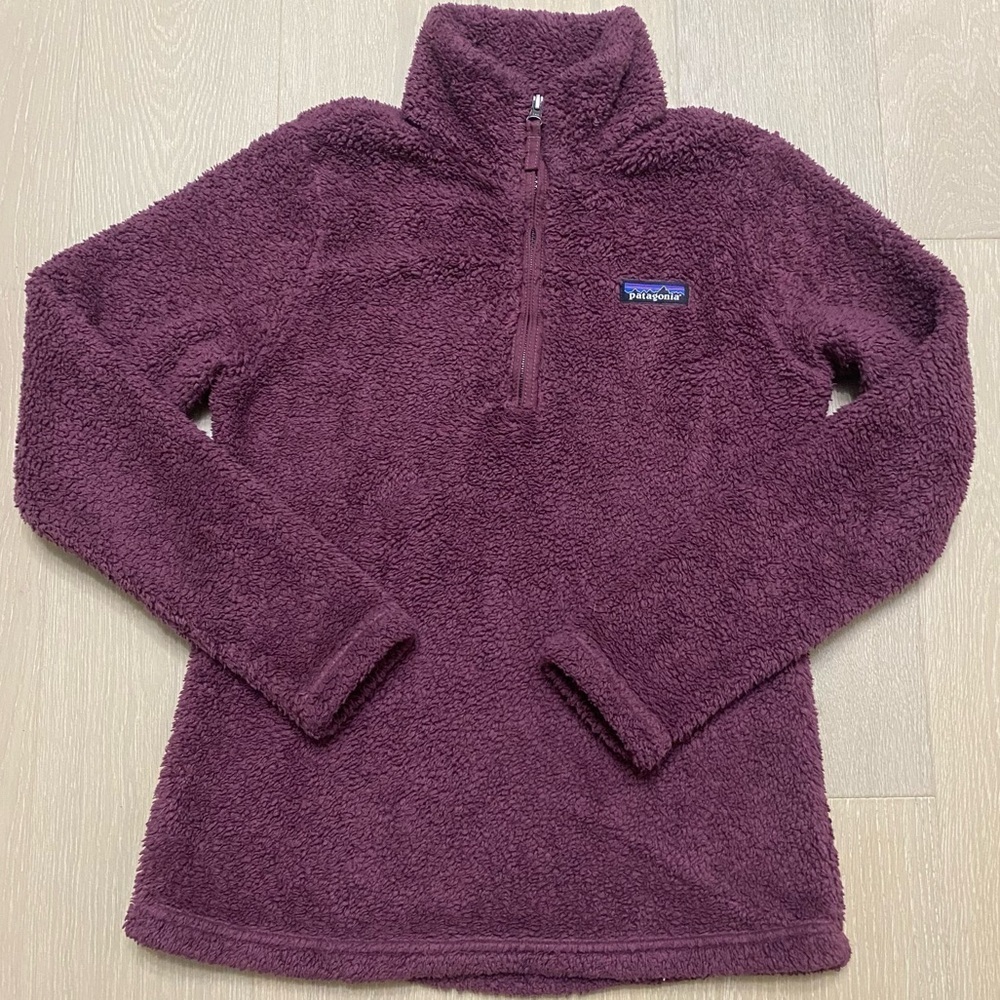 Patagonia Women's Los Gatos 1/4-Zip xs burgundy Style #25235